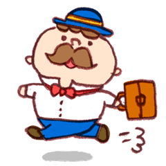 [LINEスタンプ] かわいいおじさん 