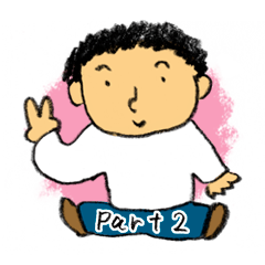 [LINEスタンプ] 鉛筆ボーイ2 (英語） 
