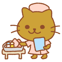 [LINEスタンプ] ネコナース 