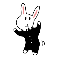 [LINEスタンプ] ウサギのぬいぐるみ、SATOの休日。 