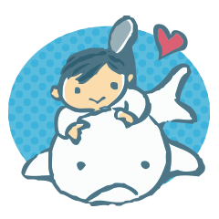 [LINEスタンプ] My Friend Sunameri -English ver. 