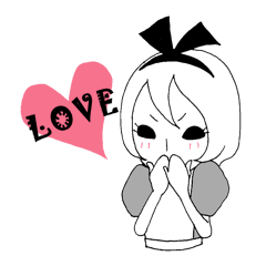 [LINEスタンプ] 不思議なアリス。 