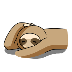 [LINEスタンプ] 怠け者生活 