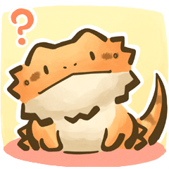 [LINEスタンプ] フトアゴぺったん 