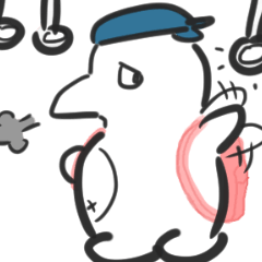 [LINEスタンプ] 海賊のペンギン2:都市生活 