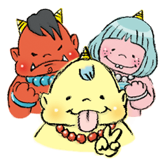 [LINEスタンプ] ぽちゃ鬼ライフ 