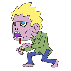 [LINEスタンプ] トゥーン ゾンビ 