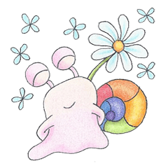 [LINEスタンプ] Fran's Little Rainbow