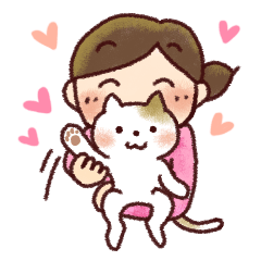 [LINEスタンプ] New ほのぼの女子 