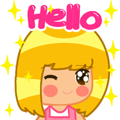 [LINEスタンプ] かわいいエミリー fetchpriority=high