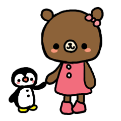 [LINEスタンプ] リコとモコ 