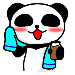 [LINEスタンプ] パンダのもばぱん1
