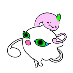 [LINEスタンプ] Nyanpoppo and fairies 