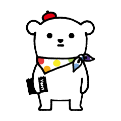 [LINEスタンプ] メデッタのいろくまくん 