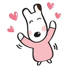 [LINEスタンプ] Pinto : The happy dog 