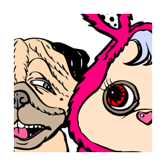 [LINEスタンプ] Pink Phang Phang - Haiku
