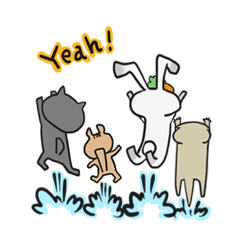 [LINEスタンプ] ちっちゃい友達2 