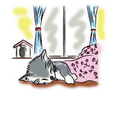 [LINEスタンプ] ラークの日常 
