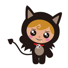 [LINEスタンプ] にゃんデビル