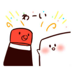[LINEスタンプ] 醤油くんとおとうふちゃん 