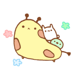 [LINEスタンプ] きりんUFOと宇宙動物たち。 