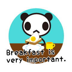 [LINEスタンプ] BO-PANDA (English version) 