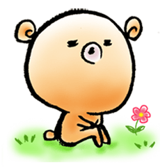 [LINEスタンプ] くまぷー 