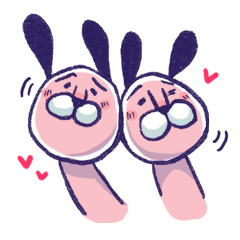 [LINEスタンプ] なんかうさぎっぽいけど違うかもしれない 
