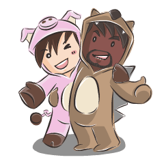 [LINEスタンプ] Special Sloth: Din ＆ Moo 