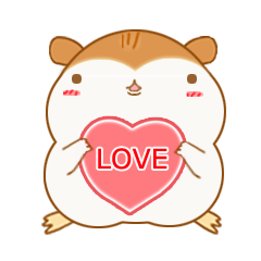 [LINEスタンプ] ぽっちゃりハムスターの「ぽてち」 