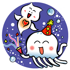 [LINEスタンプ] クリオネ＆クラゲ