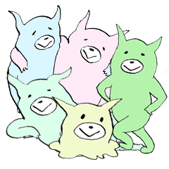 [LINEスタンプ] すかむキャラクター 