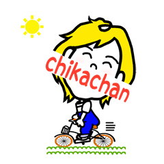 [LINEスタンプ] CHIKAちゃん fetchpriority=high
