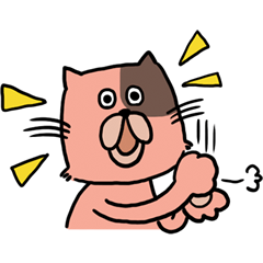 [LINEスタンプ] 3色ねこ 