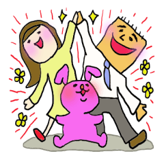 [LINEスタンプ] なかよし夫婦 