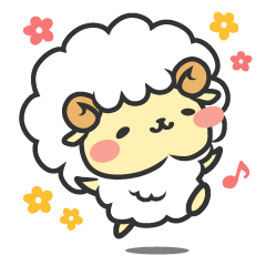 [LINEスタンプ] ひつじのモフボさん 