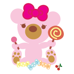 [LINEスタンプ] ピンクベアーのメロディ fetchpriority=high