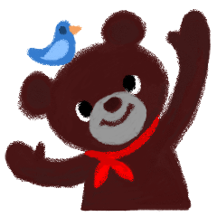 [LINEスタンプ] くまのせいかつ 