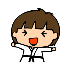 [LINEスタンプ] 柔道ガール