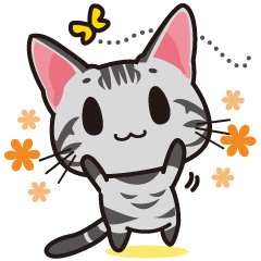 [LINEスタンプ] アメショのまろ眉ミト 