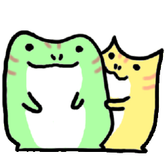 [LINEスタンプ] つのがえるレニーとレオ2