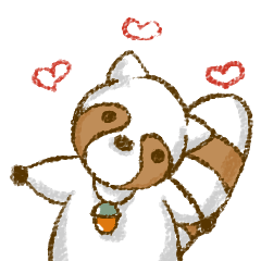 [LINEスタンプ] たぬきじゃないよ。 