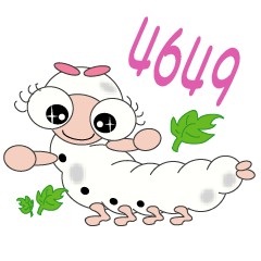 [LINEスタンプ] 介護のかいこ 