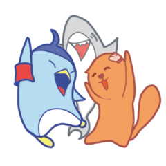 [LINEスタンプ] アクアティック ライフ！ 