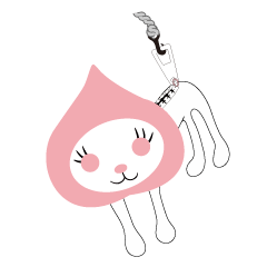 [LINEスタンプ] ぴーちちゃん。 