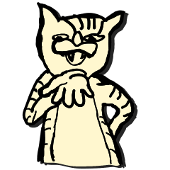 [LINEスタンプ] アイ アム キャットマン 