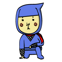 [LINEスタンプ] 忍者と忍犬 