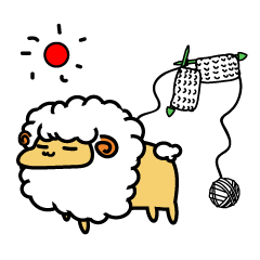 [LINEスタンプ] 羊（ひつじ）のホワイトボード 