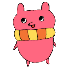 [LINEスタンプ] くまうさぎ。 
