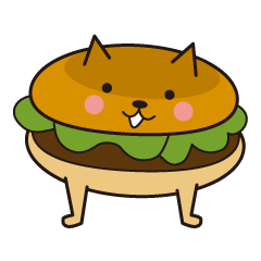 [LINEスタンプ] ねこバーガーさん 